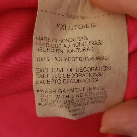 Hot Pink Under Armour Loose Fit T-Shirt with Colorful Logo Sz XL - Picture 7 of 7